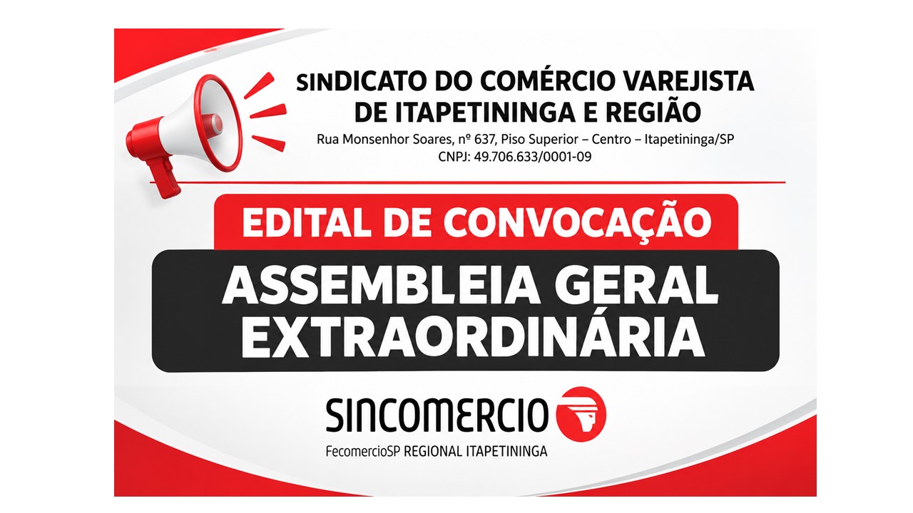 CONVOCAÇÃO ASSEMBLEIA GERAL EXTRAORDINÁRIA